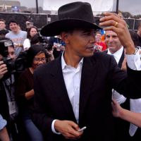 obama cow boy