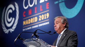 Il segretario generale Onu, deluso per "l'occasione perdita" alla Cop25 di Madrid