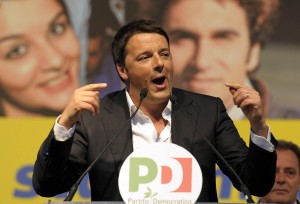 Matteo Renzi closing campaigning European elections