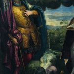 JACOPO-ROBUSTI-TINTORETTO-Madonna-con-Bambino-in-gloria-tra-S.-Vittore-e-S.-Nicolò-1540-45-c.-olio-su-tela-cm-187-x-1195.-150x150