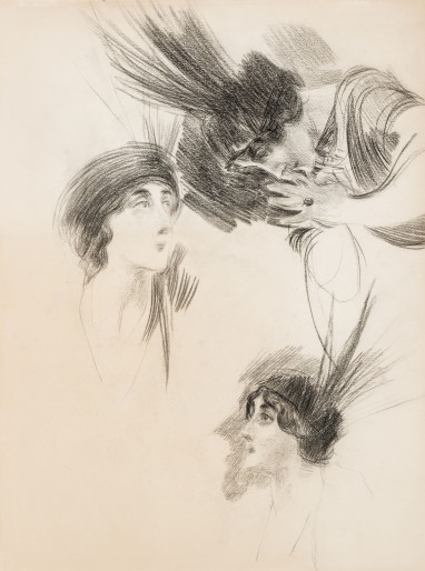 Boldini - Tre studi per il ritratto della Marchesa Dora di Rudinì Labouchère