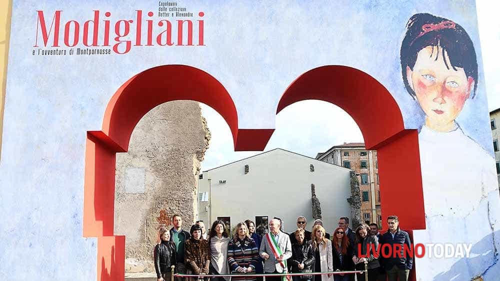 Mostra Modigliani, taglio del nastro al Museo della Città