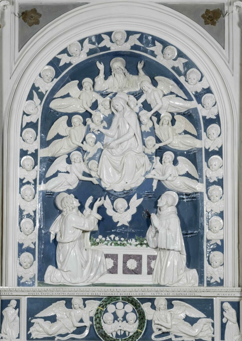 Il restauro della Madonna della Cintola di Andrea della Robbia a Foiano della Chiana (AR)