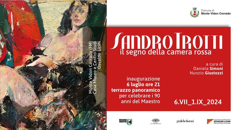 Sandro Trotti tra fantasia e realismo nella  mostra alla Casa Museo Osvaldo Licini a Monte Vidon Corrado/Fermo