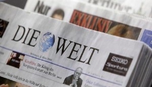 Il quotidiano tedesco Die Welt che accusa l'Italia di chiedere fondi a Bruxelles che poi finiscono elle mani della Mafia. 