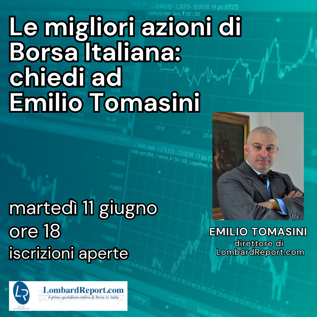 Le migliori azioni di Borsa Italiana: live martedì con Emilio Tomasini