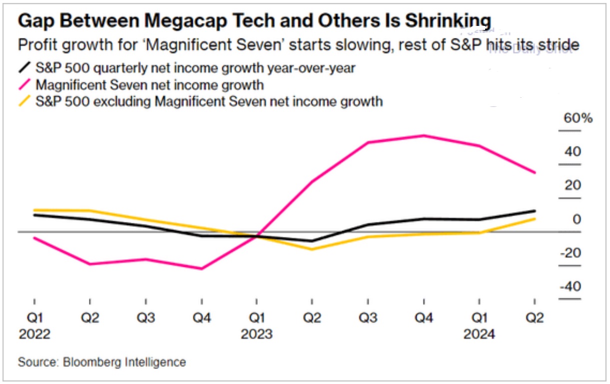 La bolla dei Magnifici 7 è scoppiata per sempre ?