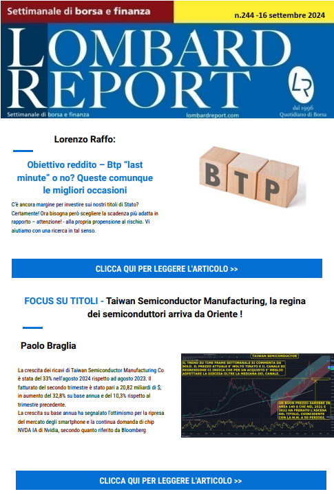 [MAGAZINE] Obiettivo reddito, focus sui titoli, strategie value e le migliori analisi dei mercati !