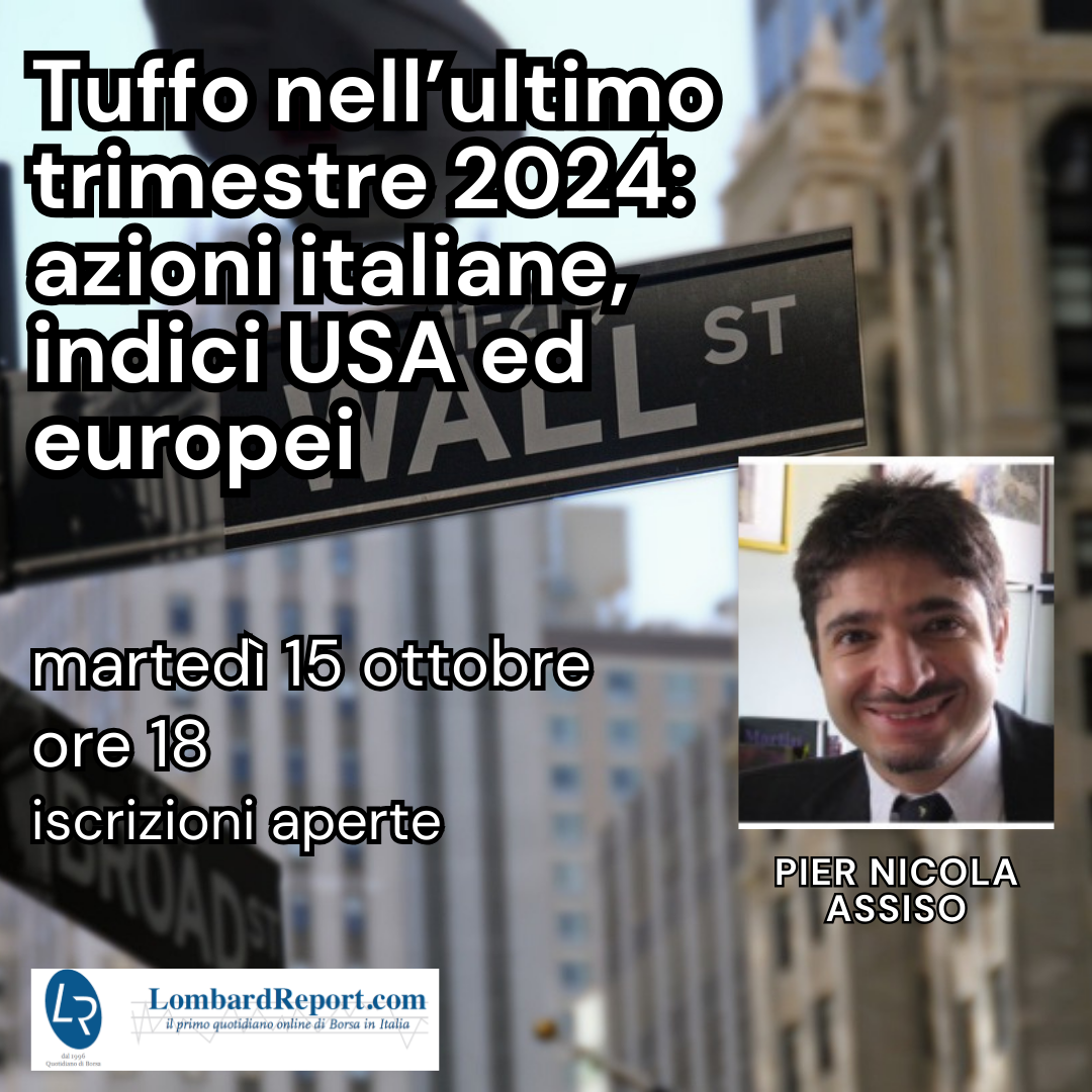 [Webinar] Tuffo nell’ultimo trimestre 2024: azioni italiane, indici USA ed europei