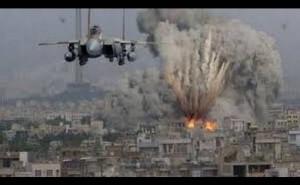 airstrikes