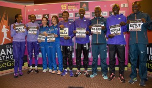 Maratona Milano: conferenza stampa top runners