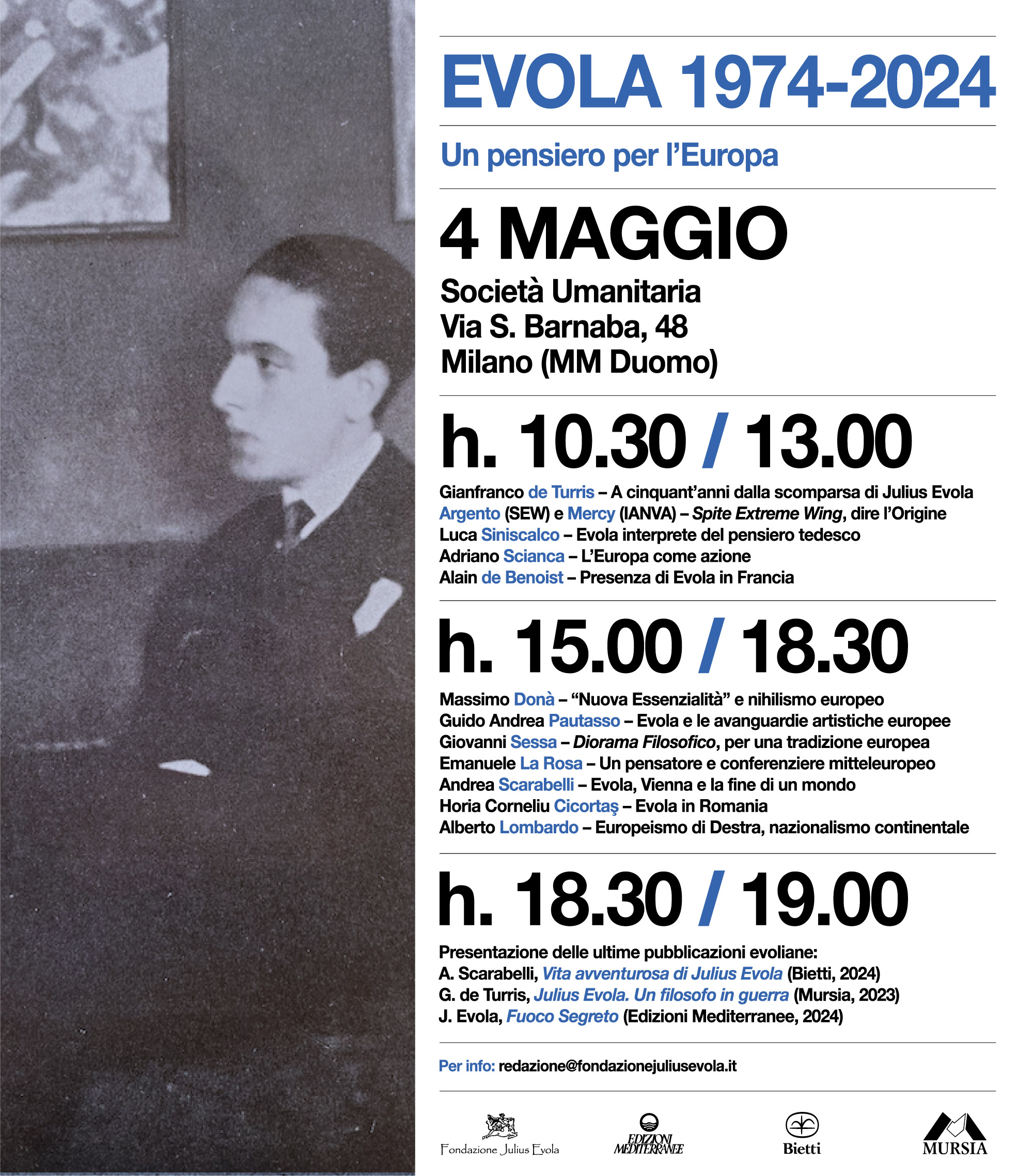Julius Evola 1974-2024