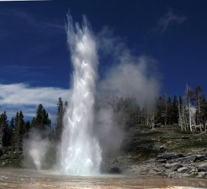 geyser_and_vent_geyser_in_Yellowstone_National_park